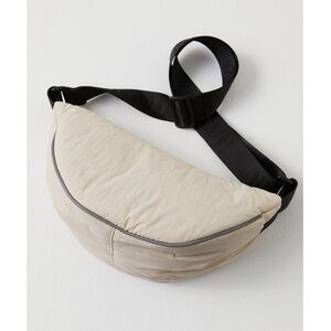 Free People Bulls Eye Sling Bag. Color Mineral. MSRP $40